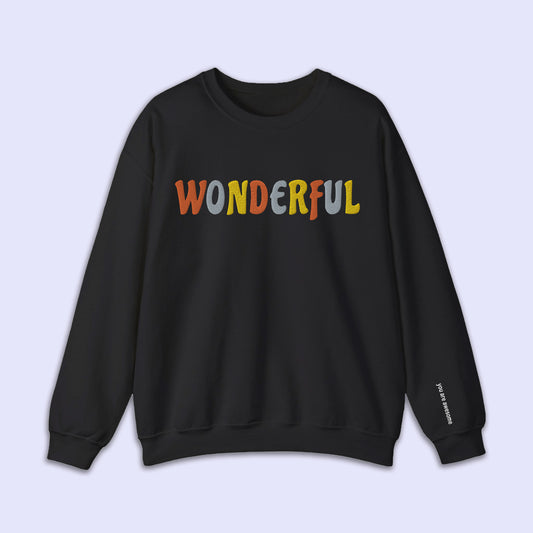 WONDERFUL - Embroidered Crewneck